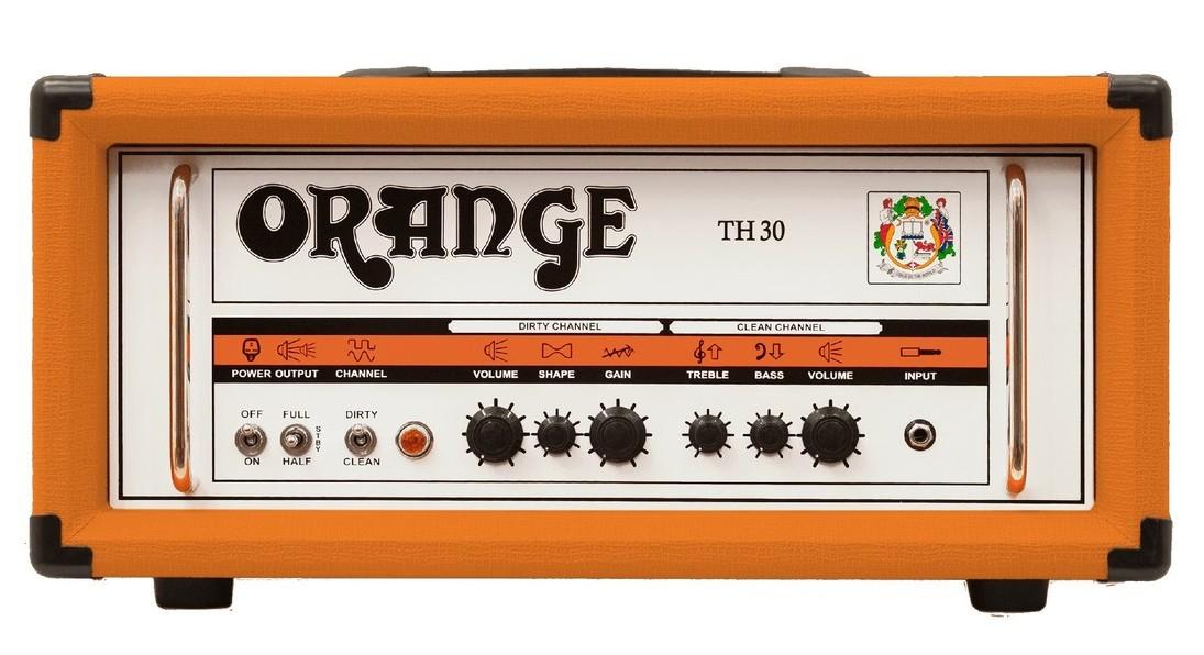 ORANGE TH30 ギターアンプ Orange Thunder 30 Head TH30 V2 Guitar Amplifier Head - Andertons